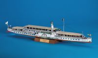 Card model ship "Steamboat Dresden"