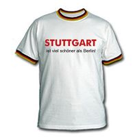 Ringer Shirt "Stuttgart ist viel sch�ner..."