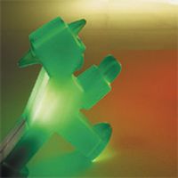 Ampelmann Floor Light "Lampenmann (green)"