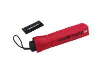 Telescopic Umbrella "HAMBURGERIN", red