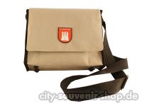 Courier Bag "Hamburg Coat Of Arms", khaki