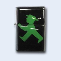 Ampelmann Benzin-Feuerzeug "Geher"