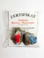 Piece of the Berlin Wall, with Certificate