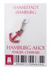 Charms "Hamburg Anchor", red