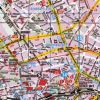 Sticky Jam magnet "Berlin Oranienburger Stra�e" - the helpful magnet with city-map-print for new Berlin citizens, or for people that lack a sense of orientation... Perfect to stick to refrigerators!  Size: 7 x 7 cm