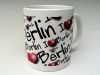 Kaffeebecher "I Love Berlin" (weiss, allover)
